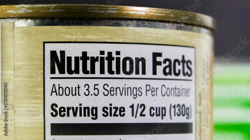 Understanding nutrition facts on canned food labels for better dietary choices