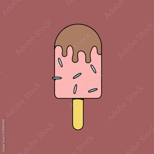 new ice cream illustration