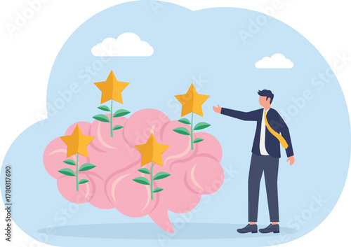 illustration of a high-quality mindset
