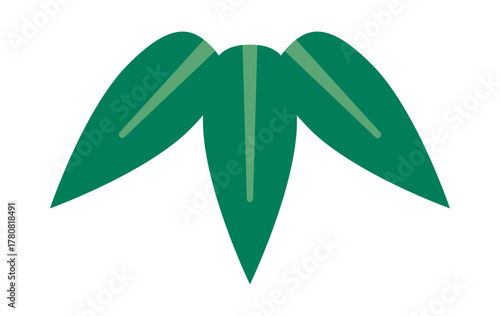 シンプルな笹のイラスト素材