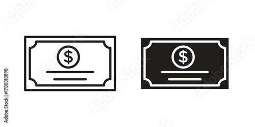 Bonds icon on white background. Stock vector icon