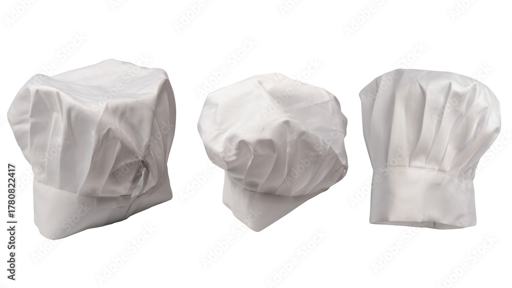 Naklejka premium Chef hat isolated on white background.
