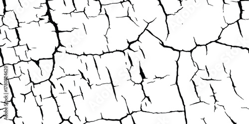 Cracks transparent background. Very cracked wall shabby surface for making brush white background. Abstract distructed painted wall white background.