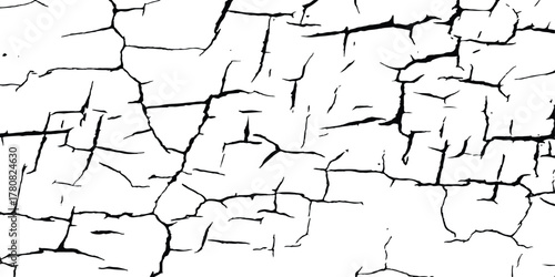 Cracks transparent background. Very cracked wall shabby surface for making brush white background. Abstract distructed painted wall white background.