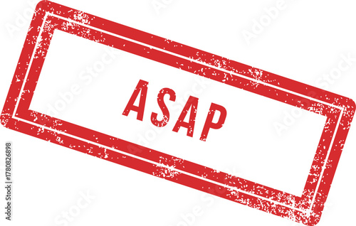 Urgent task required stamp with red ink distressed effect concept