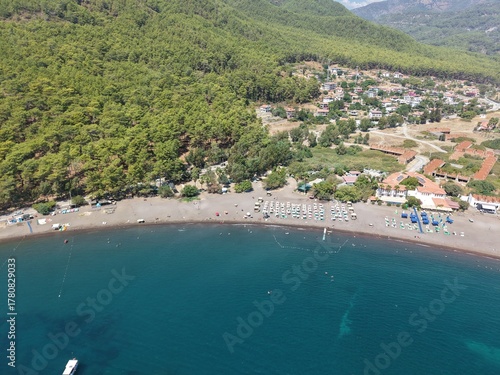 Tranquil Aegean Coastline and Crystal Blue Waters