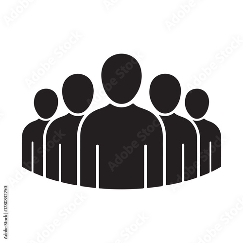 Helping volunteer people solid icon