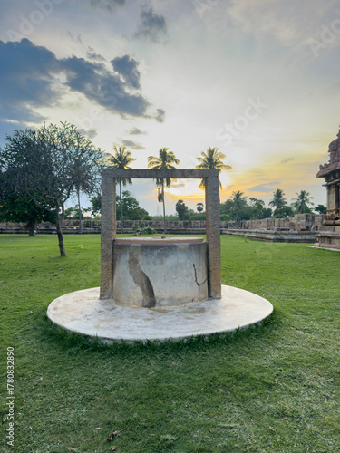 Well in Gangaikonda Cholapuram temple complex which was built by Rajendra Chola I (son of the great Rajaraja Chola I).