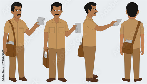 Indian man cartoon character. moral stories for the best cartoon character. the character best for your animation videos