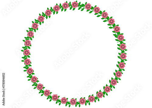 Soft Peony Vine Ring – Open Floral Frame