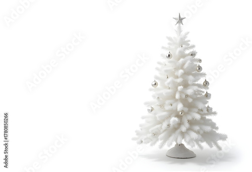christmas tree isolated on white