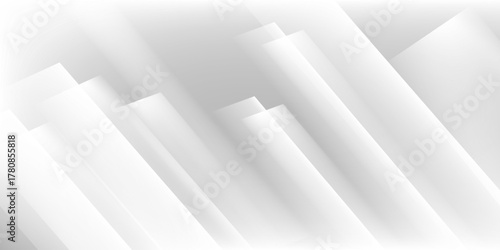 Abstract white and grey background. Subtle abstract background, blurred patterns. Light pale vector background. Abstract pale geometric pattern.