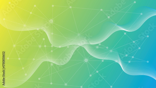 abstract tech network connection dots. Geometric background with abstract mesh. Web. Big data. glowing winter holiday decoration vector backdrop. White background with plexus lines. Colorful abstract.