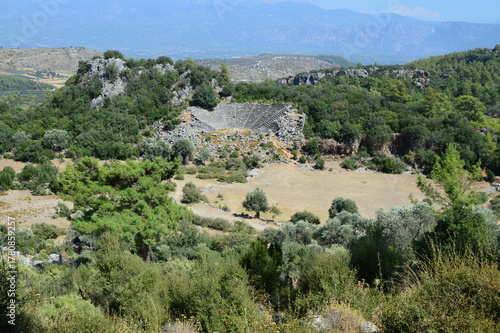 Das Amphittheater in Pinara,Türkei