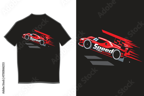 Car T-shirt design