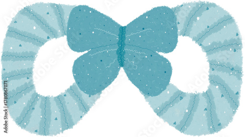 Cute Candy Ribbon Illustration