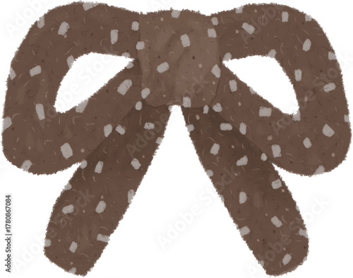 Cute Candy Ribbon Illustration