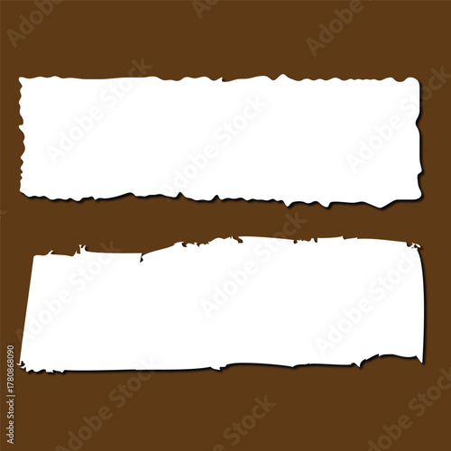 colorful ragged paper decoration