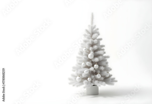 silver christmas tree with stars