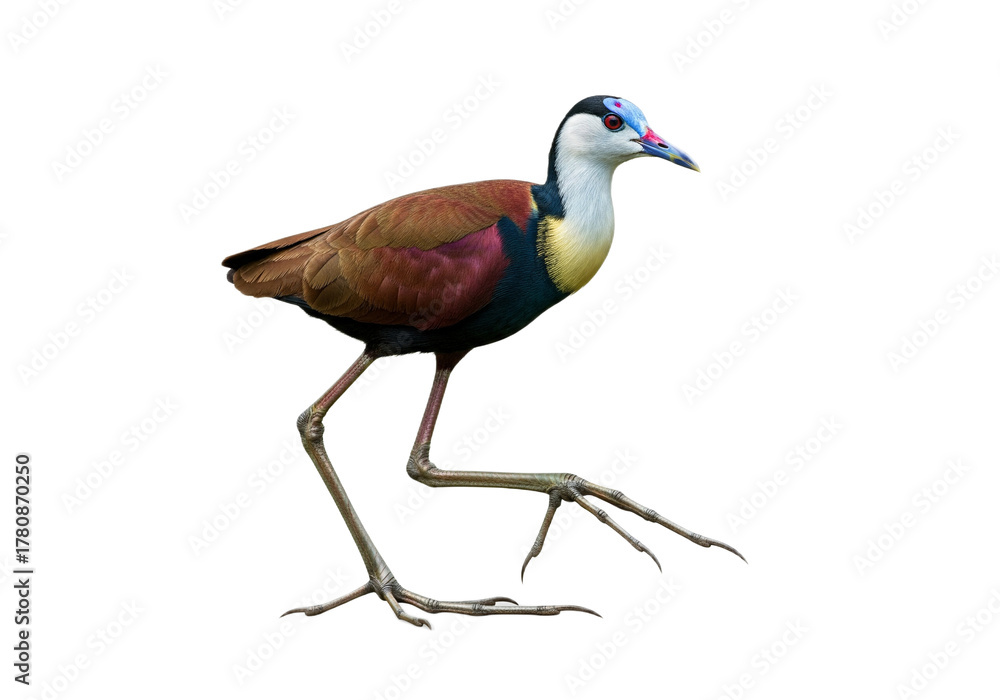 Fototapeta premium jacana with transparent PNG background