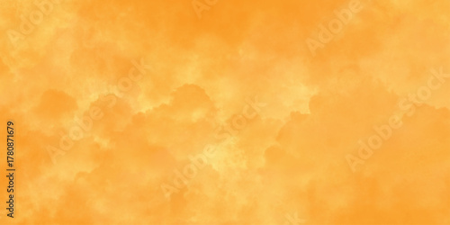 Yellow Wall Texture Background. texture yollow background. watercolor texture. Abstract fantasy smooth hand drawn digital art watercolor background with cloud smoke .