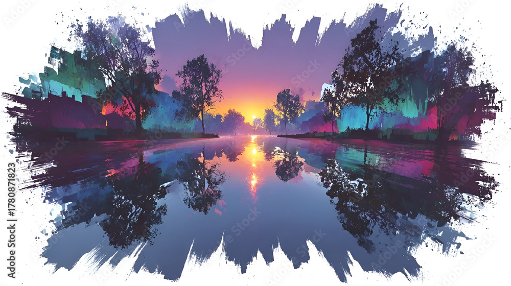 Obraz premium nature fragmented