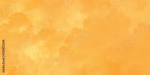 Yellow Wall Texture Background. texture yollow background. watercolor texture. Abstract fantasy smooth hand drawn digital art watercolor background with cloud smoke .