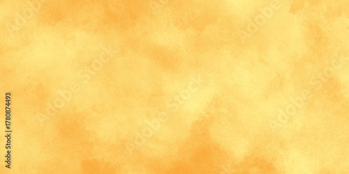 Yellow Wall Texture Background. texture yollow background. watercolor texture. Abstract fantasy smooth hand drawn digital art watercolor background with cloud smoke .