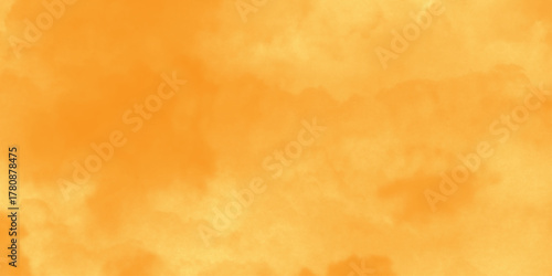 Yellow Wall Texture Background. texture yollow background. watercolor texture. Abstract fantasy smooth hand drawn digital art watercolor background with cloud smoke .