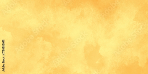 Yellow Wall Texture Background. texture yollow background. watercolor texture. Abstract fantasy smooth hand drawn digital art watercolor background with cloud smoke .