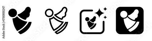 Holy angel icon vector illustration in transparent PNG for Christianity, faith, and spiritual design inspiration