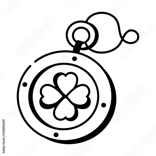 A hand drawn style icon showing a charm