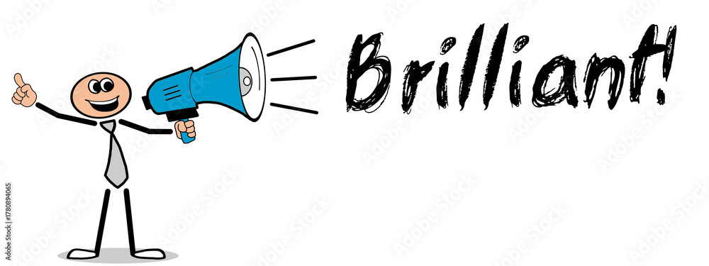 Naklejka premium Brilliant