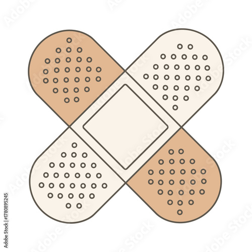 ChatGPT said:

“Crossed Bandages Icon – Symbol of Healing and Care”