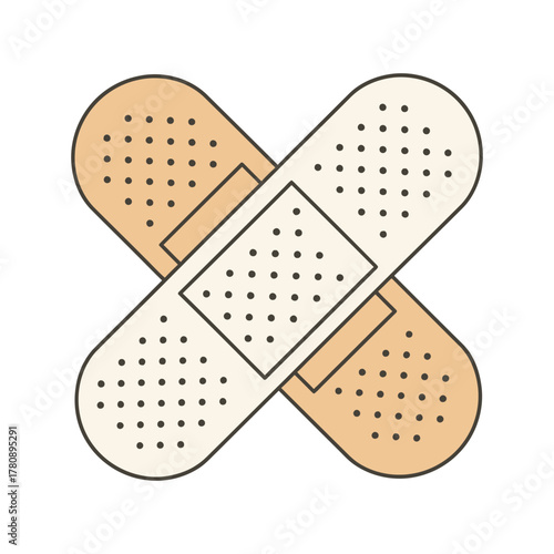 ChatGPT said:

“Crossed Bandages Icon – Symbol of Healing and Care”