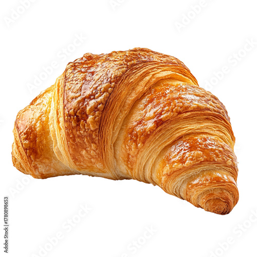 croissant isolated on white background
