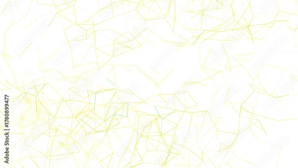 Obraz premium Abstract network connection design on a white background. Minimalistic geometric background of connected lines. Illustration for information tec