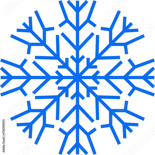 Snowflake snow freeze winter thin line outline icon. Snowflakes thin line icon set. Snowflake Simple illustration