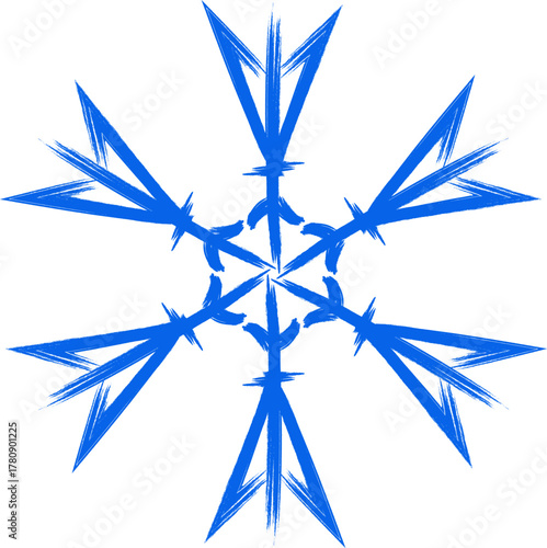 Snowflake snow freeze winter thin line outline icon. Snowflakes thin line icon set. Snowflake Simple illustration