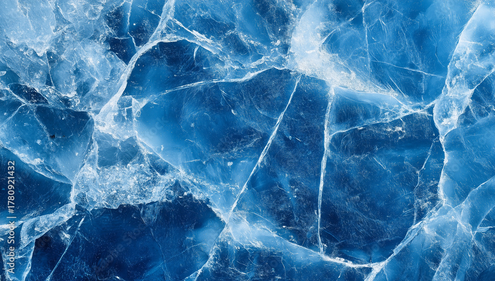 Fototapeta premium Blue marble surface background banner