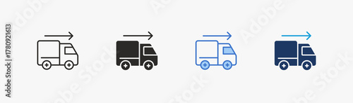 Supply icon multiple style collection