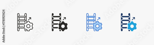 Improvement icon multiple style collection