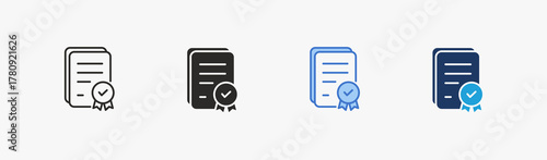 Standard icon multiple style collection