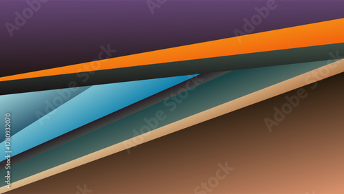 ABSTRACT BACKGROUND WITH DIAGONAL TRIANGLE GEOMETRIC SHAPES GRADIENT PASTEL COLORFUL DESIGN VECTOR TEMPLATE GOOD FOR MODERN WEBSITE, WALLPAPER, COVER DESIGN, LANDING PAGE