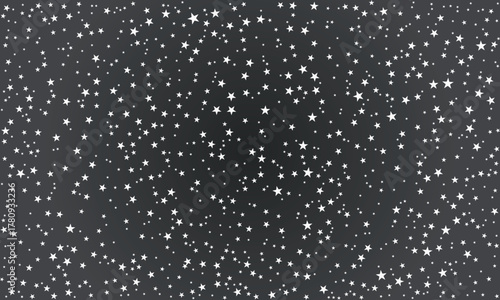 Galaxy Mist Background – Smoky Gray Night Sky Gradient with Tiny Stars, Minimalistic Cosmic Design for Elegant Backgrounds and Visual Projects