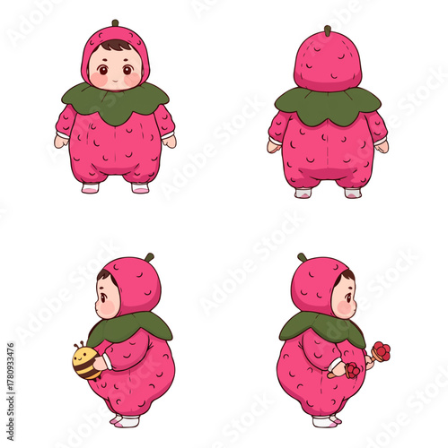 character sheet baby costum dragon fruist
