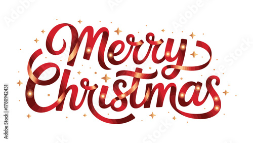 Holiday cheer in text: A festive, handcrafted greeting that embraces the joyous spirit of Christmas with an elegant script and sparkling decorations.