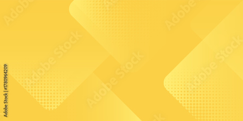 Yellow abstract background geometry shine and layer element vector illustration