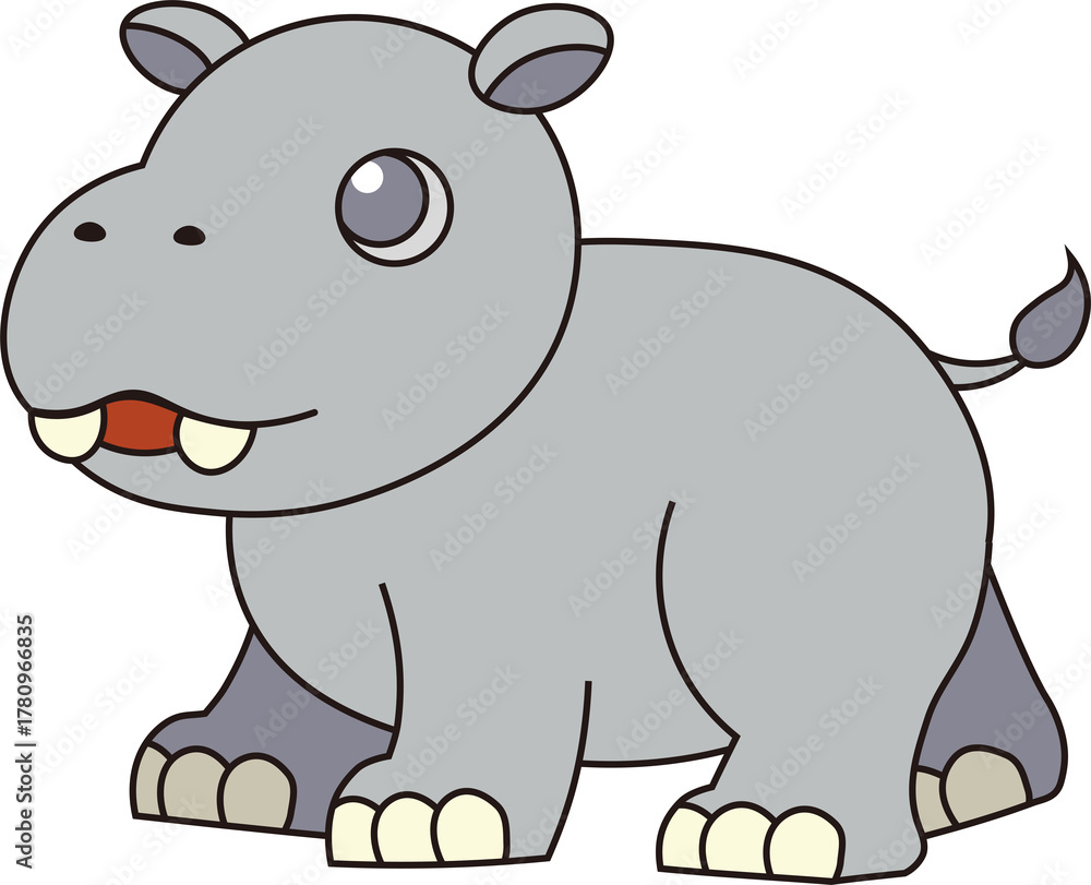Fototapeta premium 하마 hippo
