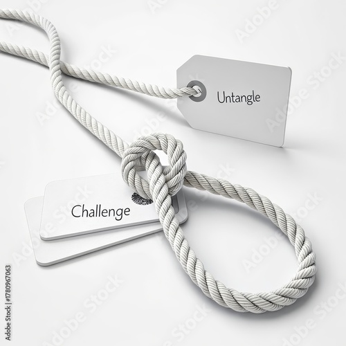 Knotted Rope and Tags